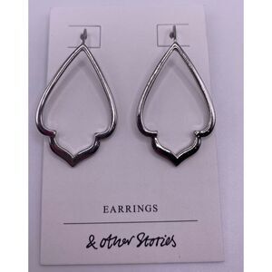 & Other Stories Silver Dangle Earrings